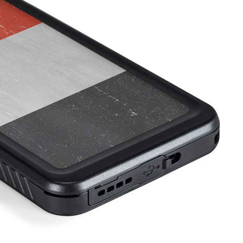 Yemen Flag Distressed Galaxy S23 Plus Waterproof Case