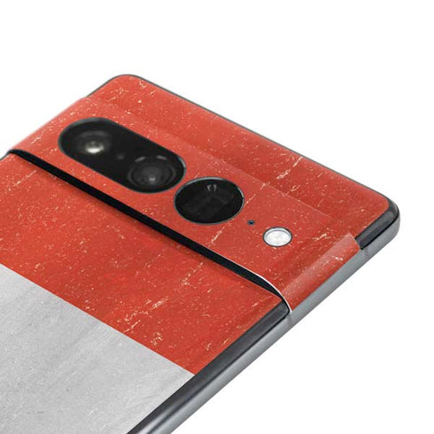 Yemen Flag Distressed Google Pixel 7 Pro Skin
