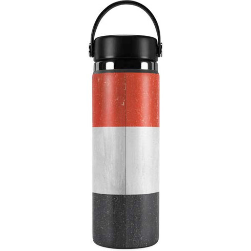 Yemen Flag Distressed Hydro Flask 20oz Wide Mouth Skin