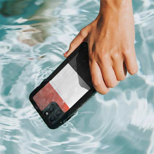 Yemen Flag Distressed iPhone 11 Pro Max Waterproof Case