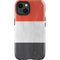 Yemen Flag Distressed iPhone 15 Plus Impact Case