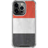 Yemen Flag Distressed iPhone 14 Pro Clear Case