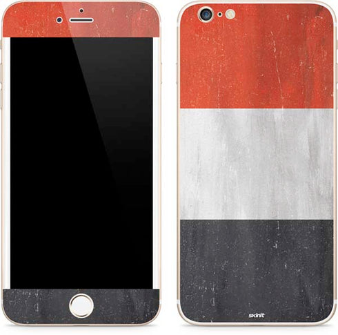 Yemen Flag Distressed iPhone 6/6s Plus Skin