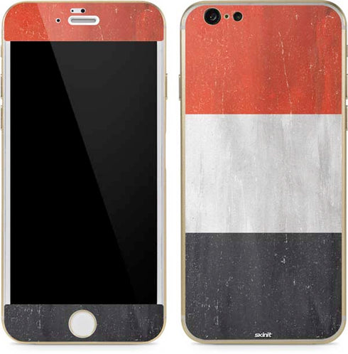 Yemen Flag Distressed iPhone 6/6s Skin