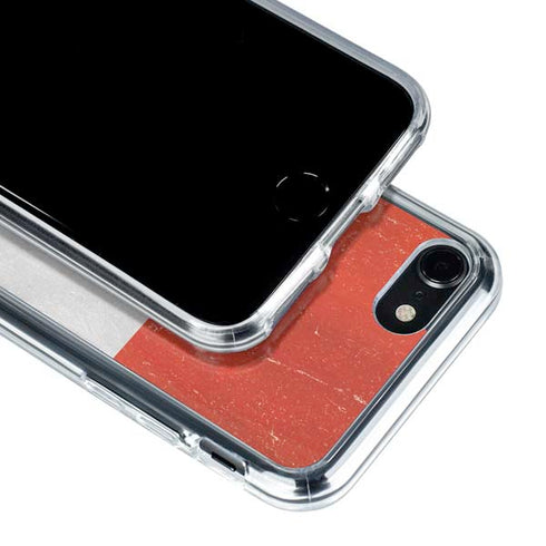 Yemen Flag Distressed iPhone SE (2nd & 3rd Gen) Clear Case