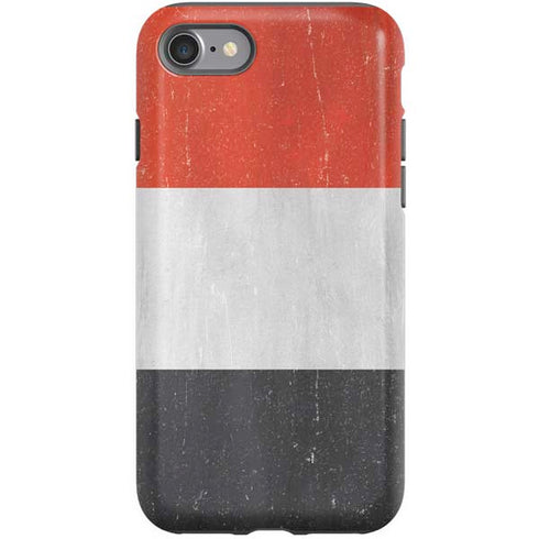 Yemen Flag Distressed iPhone SE (2nd & 3rd Gen) Pro Case