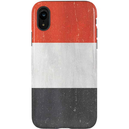 Yemen Flag Distressed iPhone XR Pro Case