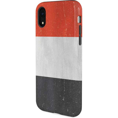 Yemen Flag Distressed iPhone XR Pro Case