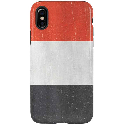 Yemen Flag Distressed iPhone XS Pro Case