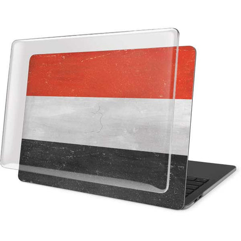 Yemen Flag Distressed MacBook Pro 15in (2016-19) Case plus Skin
