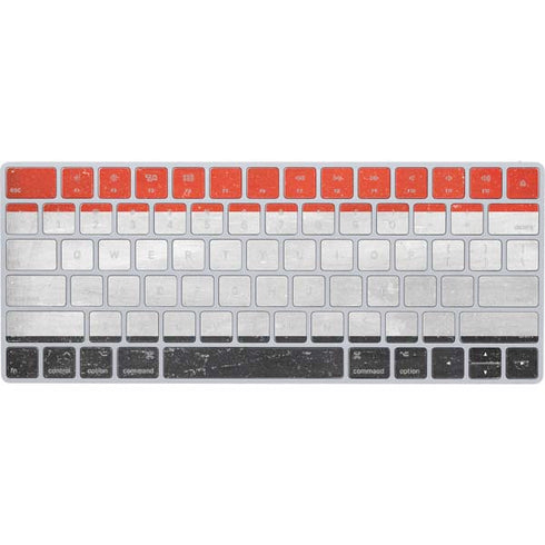 Yemen Flag Distressed Magic Keyboard Skin