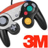 Yemen Flag Distressed Nintendo GameCube Controller Skin