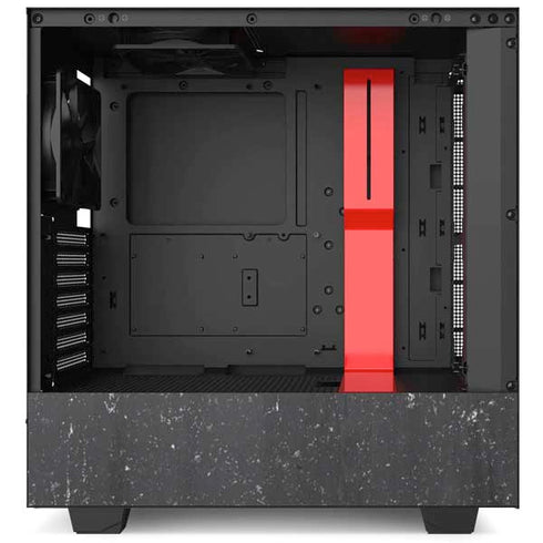 Yemen Flag Distressed NZXT H510 Compact ATX Mid-Tower Case Skin