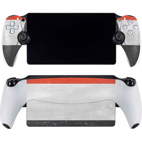 Yemen Flag Distressed PlayStation Portal Remote Player Skin