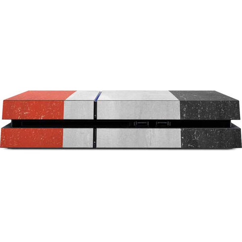 Yemen Flag Distressed PS4 Console Skin