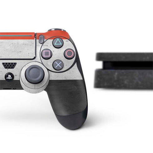 Yemen Flag Distressed PS4 Slim Bundle Skin