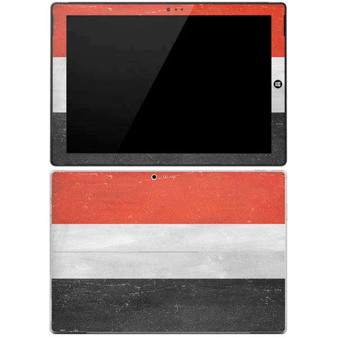 Yemen Flag Distressed Surface Pro 3 Skin
