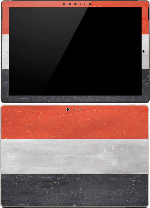 Yemen Flag Distressed Surface Pro 4 Skin