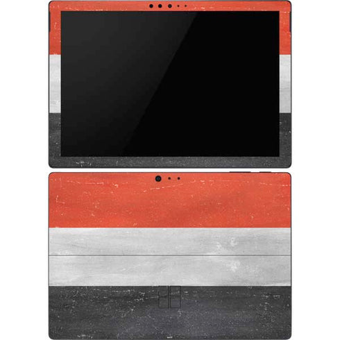 Yemen Flag Distressed Surface Pro 6 Skin