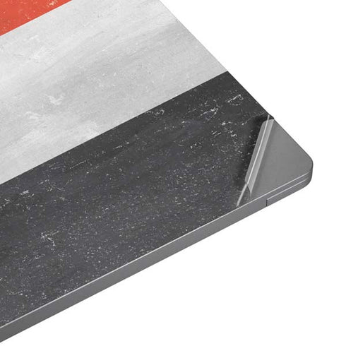 Yemen Flag Distressed Universal Laptop 13in (10.6 x 7.6in) Skin