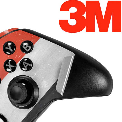 Yemen Flag Distressed Xbox One Elite Controller Skin