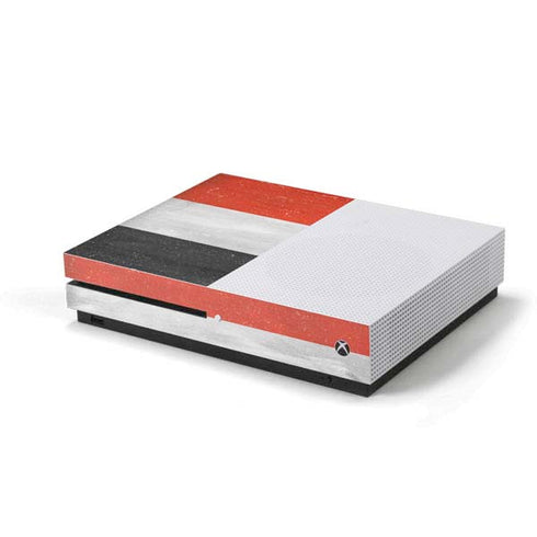 Yemen Flag Distressed Xbox One S Console Skin