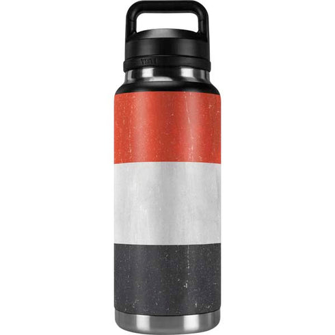 Yemen Flag Distressed YETI Rambler 36oz Bottle Skin