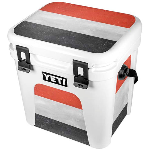 Yemen Flag Distressed YETI Roadie 24 Hard Cooler Skin