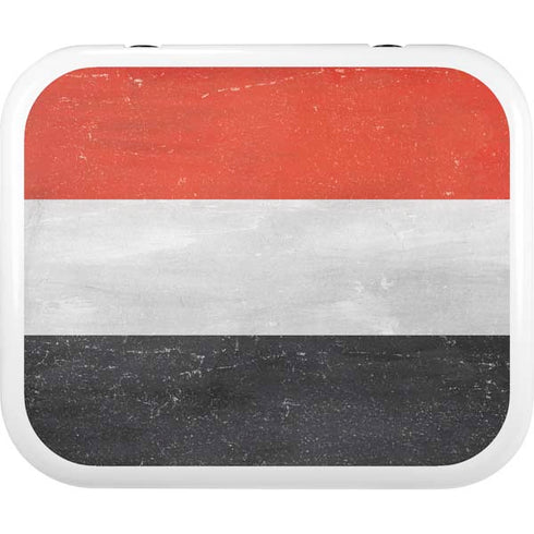 Yemen Flag Distressed YETI Roadie 24 Hard Cooler Skin