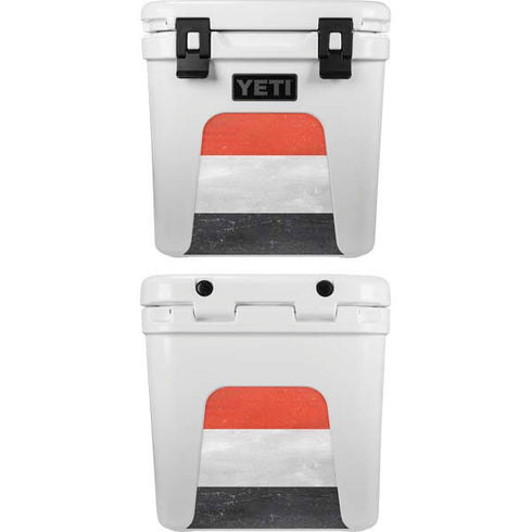 Yemen Flag Distressed YETI Roadie 24 Hard Cooler Skin
