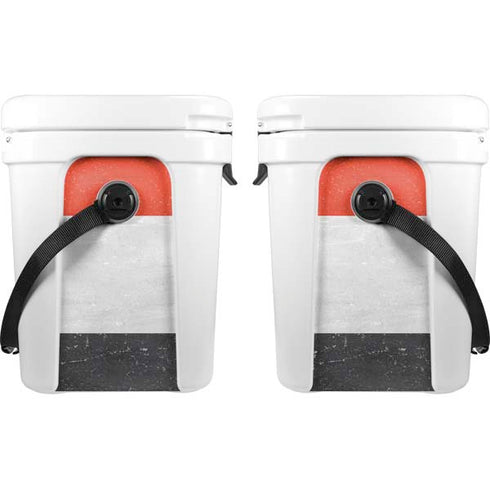 Yemen Flag Distressed YETI Roadie 24 Hard Cooler Skin