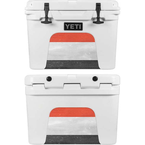 Yemen Flag Distressed YETI Tundra 35 Hard Cooler Skin
