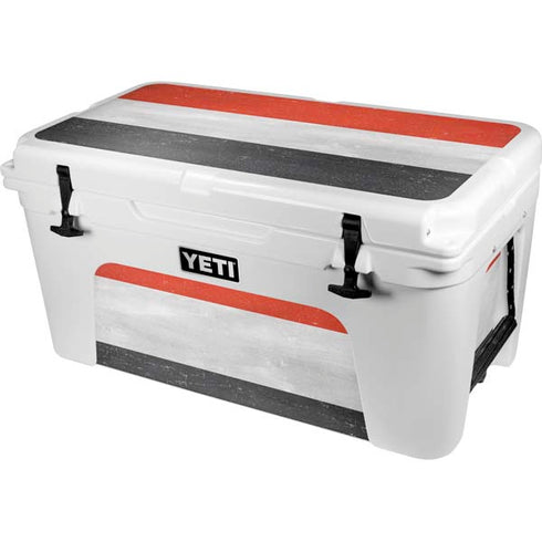 Yemen Flag Distressed YETI Tundra 65 Hard Cooler Skin