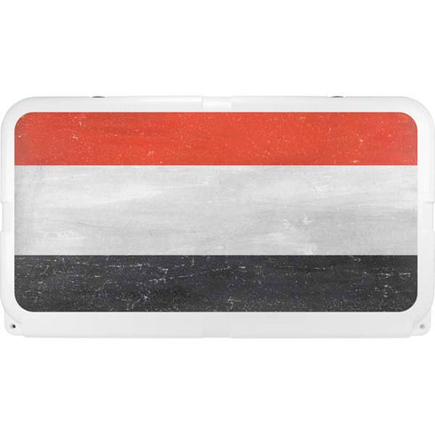 Yemen Flag Distressed YETI Tundra 65 Hard Cooler Skin