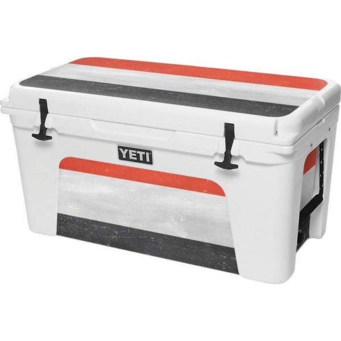Yemen Flag Distressed YETI Tundra 75 Hard Cooler Skin