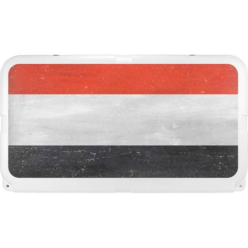 Yemen Flag Distressed YETI Tundra 75 Hard Cooler Skin