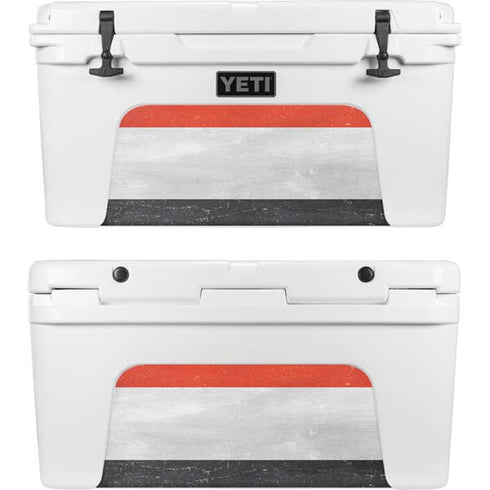 Yemen Flag Distressed YETI Tundra 75 Hard Cooler Skin