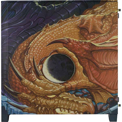 Ed Beard Jr. Yin Yang Dragon Corsair 4000D Tempered Glass Mid-Tower ATX Case Skin