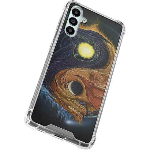Yin Yang Dragon by Ed Beard Jr Galaxy A15 5G Clear Case