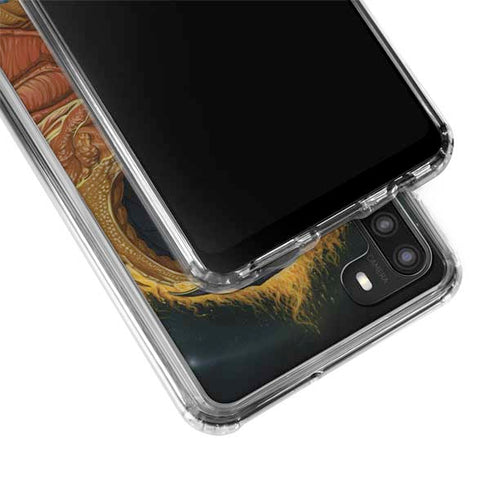 Ed Beard Jr. Yin Yang Dragon Galaxy A21 Clear Case