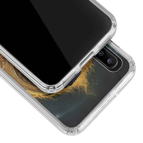 Ed Beard Jr. Yin Yang Dragon Galaxy A30 Clear Case