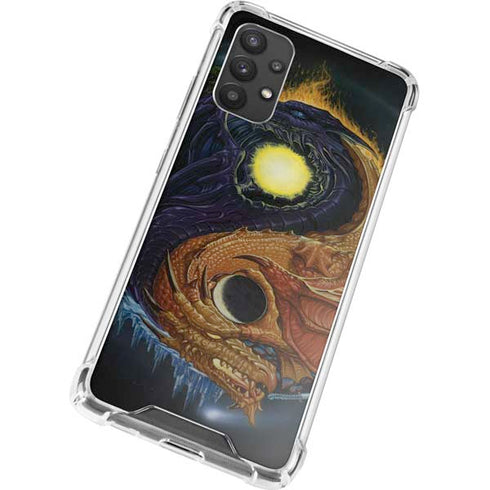 Ed Beard Jr. Yin Yang Dragon Galaxy A32 5G Clear Case