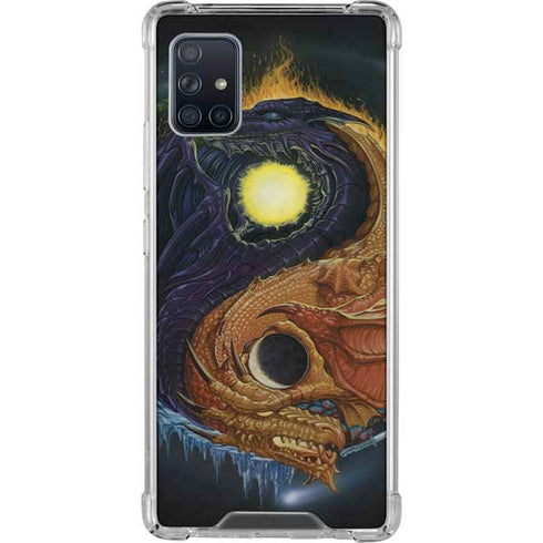 Ed Beard Jr. Yin Yang Dragon Galaxy A51 5G Clear Case