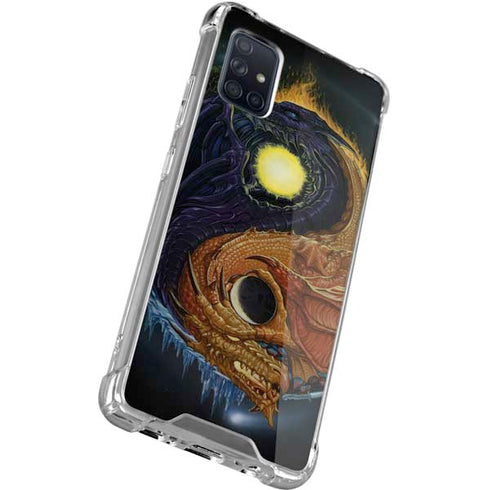 Ed Beard Jr. Yin Yang Dragon Galaxy A51 5G Clear Case