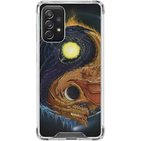Ed Beard Jr. Yin Yang Dragon Galaxy A72 5G Clear Case