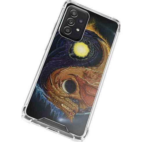 Ed Beard Jr. Yin Yang Dragon Galaxy A72 5G Clear Case