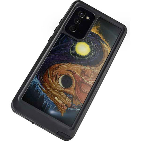 Ed Beard Jr. Yin Yang Dragon Galaxy Note20 5G Waterproof Case