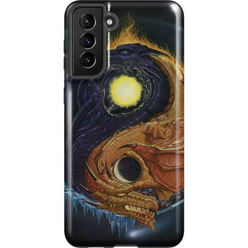 Ed Beard Jr. Yin Yang Dragon Galaxy S21 Plus 5G Pro Case