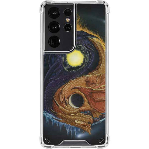 Ed Beard Jr. Yin Yang Dragon Galaxy S21 Ultra 5G Clear Case