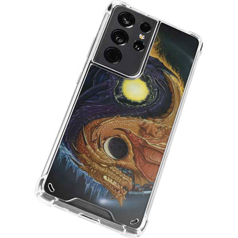Ed Beard Jr. Yin Yang Dragon Galaxy S21 Ultra 5G Clear Case